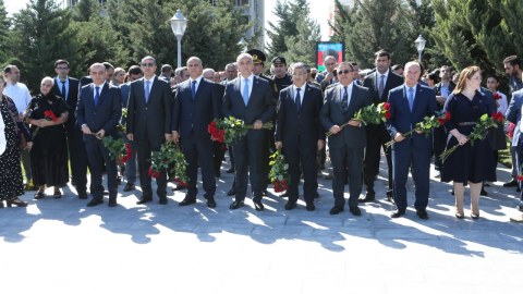 Binəqədidə Memorial Kompleksin açılışı oldu - FOTO