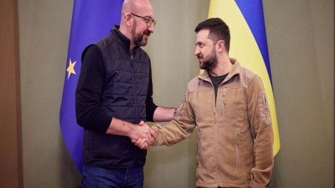 Zelenski Şarl Mişelə təşəkkür etdi