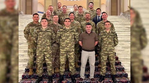 Zabitlərimiz Oklahomada ABŞ hərbçiləri ilə görüşdü 