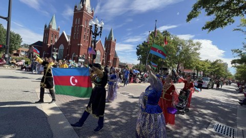 ABŞ-dakı diasporumuz Beynəlxalq Folklor Festivalında - FOTOLAR