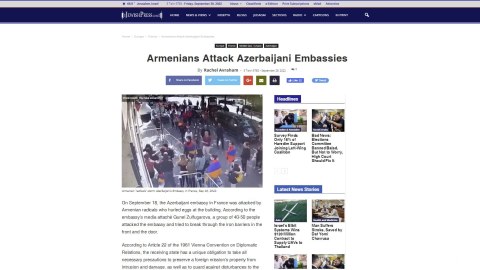 ABŞ mətbuatı ermənilərin Azərbaycan səfirliklərinə hücumlarından YAZDI