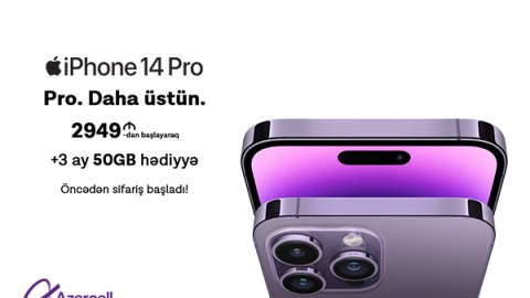 Azercell 4G sürətini yeni nəsil iPhone smartfonlarında sınamağa dəvət edir