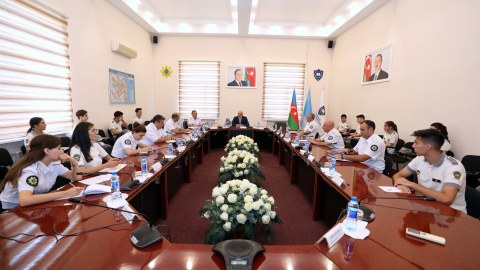 Gömrük Akademiyasında fəal tələbələrlə görüş keçirilib