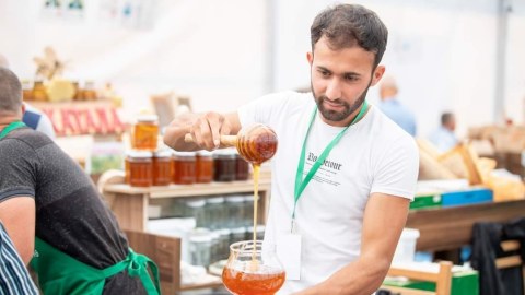Bakıdakı bal yarmarkasından FOTOLAR