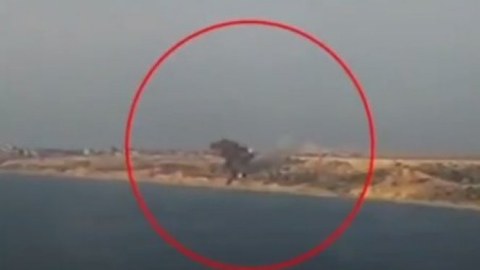 Krımın Belbek aerodromunda güclü partlayış olub