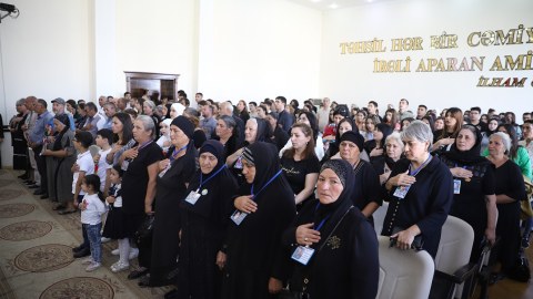 GDU-da şəhid yaxınları və aztəminatlı ailələrlə görüş keçirilib
