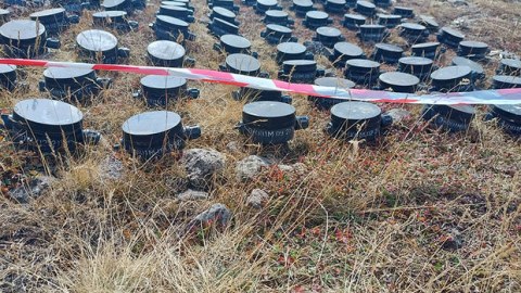 Ermənilər Daşkəsəndəki minaları müharibədən sonra basdırıb