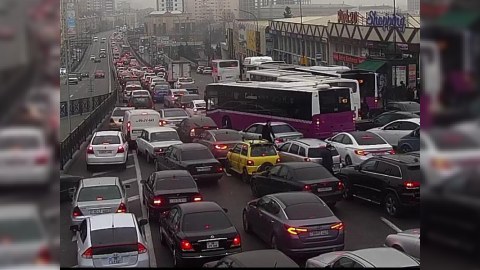 Bakıda 128 avtobus tıxaca DÜŞÜB