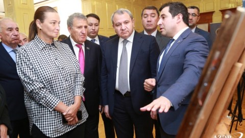 Bakıda İltəriş Xaqana aid yeni daş kitabənin təqdimatı olub