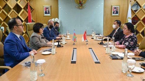 Azərbaycan və İndoneziya spikerləri görüşüb