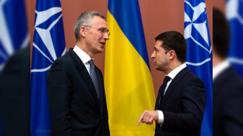 Zelenski və Stoltenberq danışıqlar apardı 