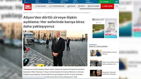 İlham Əliyevin Praqa səfəri Türkiyə mediasında - FOTOLAR