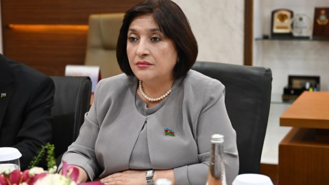 Sahibə Qafarova CAR Milli Assambleyasının sədri ilə görüşdü