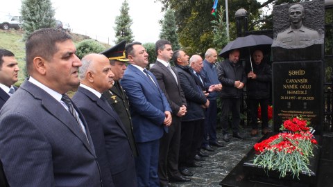 Şəhid məzununun xatirəsi ehtiramla anılıb - FOTOLAR