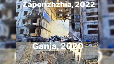 Səfir Zaporojyeyə raket hücumunu Gəncə terroruna bənzətdi