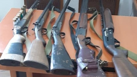 Ov edənlərin tüfəngləri əllərindən alındı