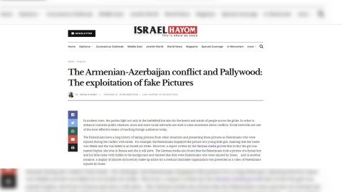İsrail mətbuatı erməni saxtakarlığından yazıb