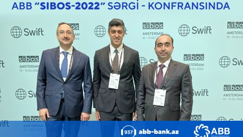 ABB beynəlxalq “SIBOS-2022” sərgi-konfransında