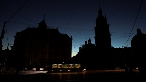Ukrayna qaranlığa qərq oldu - FOTO