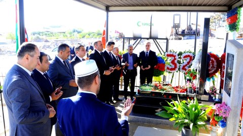 Naftalanda şəhid Bəhruz Quliyevin xatirəsi anılıb