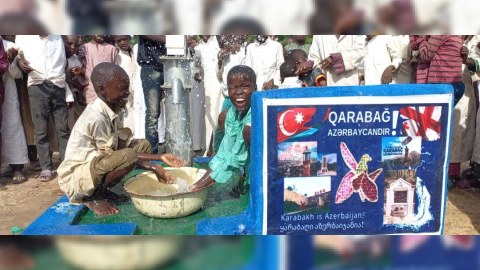 Kamerunda “Qarabağ Azərbaycandır!” adlı su quyusu...