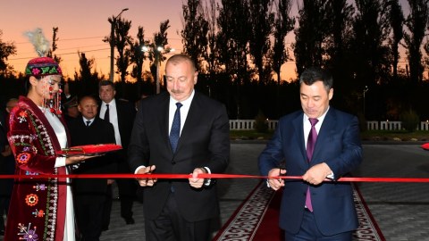 Bişkekdə Qırğızıstan-Azərbaycan Dostluq Parkı açılıb - YENİLƏNİB