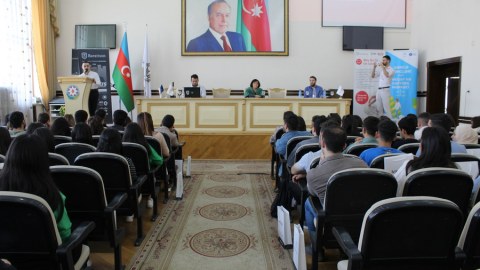 Gəncə Dövlət Universitetində seminar keçirilib