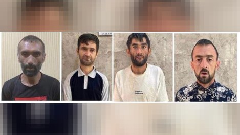 Görüntüləri yayılan narkomanlar TUTULDU