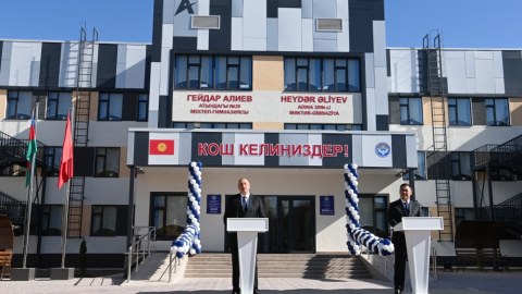 Bişkekdə Heydər Əliyev adına gimnaziya açıldı - YENİLƏNİB