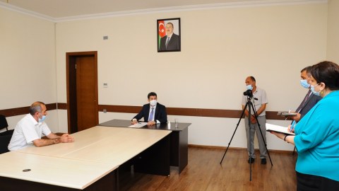 Naftalanda növbəti vətəndaş qəbulu keçirilib