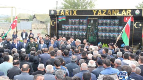 Goranboyda Şəhidlər Xatirə Kompleksinin açılışı olub