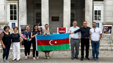 ABŞ-da Ermənistanın müharibə cinayətlərini əks etdirən sərgi-aksiya keçirilib