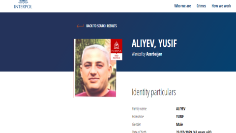 Azərbaycan bu şəxsi İnterpol xətti ilə axtarır - FOTO