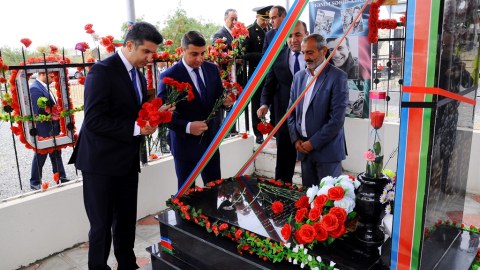 Şəhid Fərid Adıgözəlovun xatirəsi anılıb