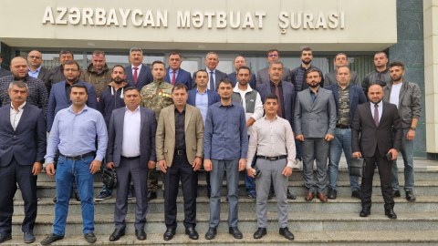Vətən Müharibəsinin iştirakçısı olmuş jurnalistlərlə görüş keçirildi