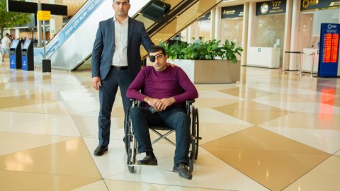 Daha bir qazi müalicə üçün Türkiyəyə göndərildi