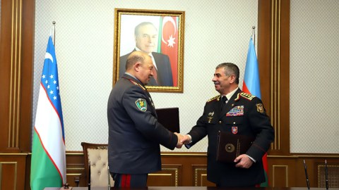 Zakir Həsənov özbəkistanlı həmkarı ilə GÖRÜŞDÜ 