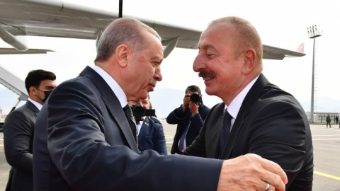 İlham Əliyev Ərdoğanı Zəngilanda belə qarşıladı - VİDEO+FOTOLAR