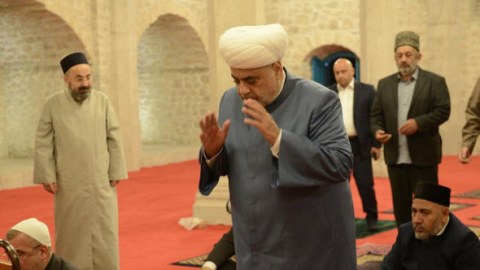 Dini liderlər Şuşada namaz qıldılar