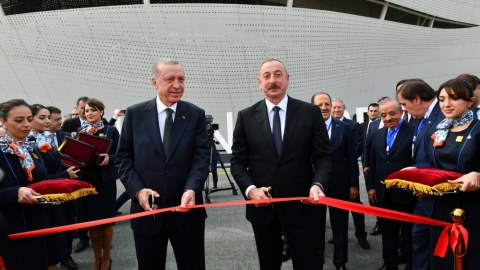 Zəngilan hava limanı açıldı - VİDEO