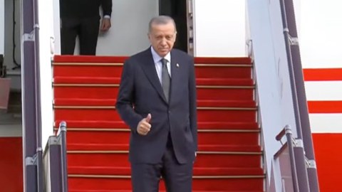 Zəngilan aeroportunu görən Ərdoğandan maraqlı reaksiya - VİDEO