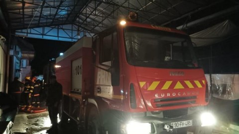 FHN bazardakı yanğınla bağlı məlumat YAYDI