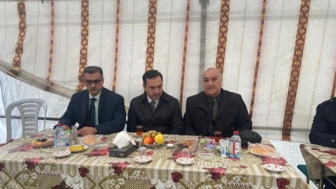 Novruz Aslanov şəhid ailələrini ziyarət etdi - FOTOLAR