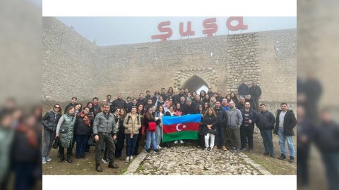 BMT-nin azərbaycanlı əməkdaşları Şuşada