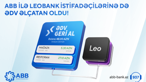 ABB bu xidməti LeoBank istifadəçiləri üçün də əlçatan etdi
