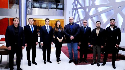 İlham Zəkiyev Naftalanda olub