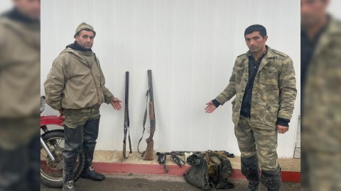 Qanunsuz ov edənlər SAXLANILDI