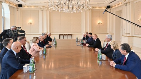 İlham Əliyev qəbul keçirdi