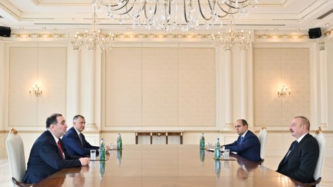 Prezident gürcü naziri qəbul edib - YENİLƏNİB