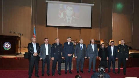 “Qarabağ” ordenli şəhidin xatirəsi anılıb - FOTOLAR